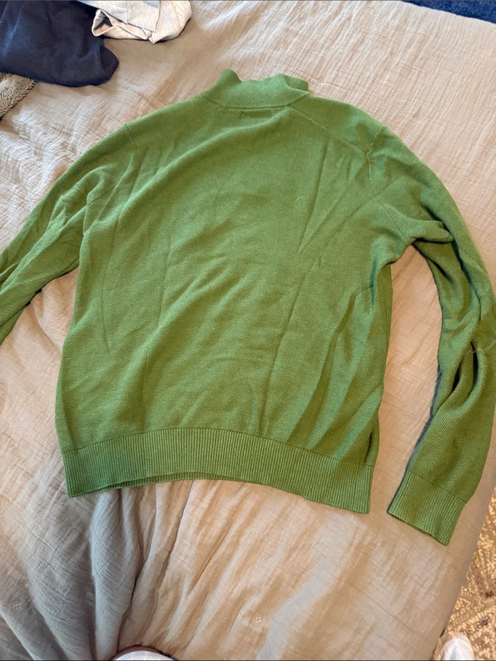 Banana Republic Men's Green 1/4 Sweater